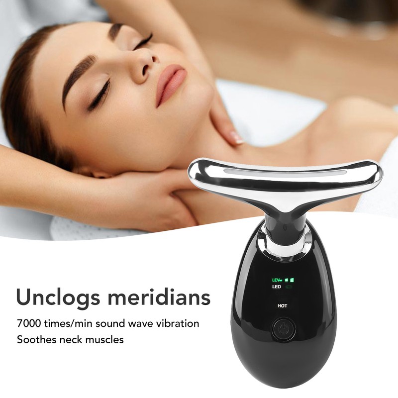 Face Neck Lifting Massager 3 Light Modes Promote Circulation Skin