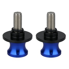 M6 M8 M10 Motorcycle swingarm spools, with a specification of, made of CNC aluminum alloy, Set of 2, suitable for Kawasaki Ninja series motorcycles from 2017 to 2025 (Blue, M10)
