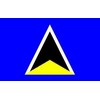 Retail Zone Premium Quality 5Ft X 3Ft 5'X3' Flag St Lucia Caribbean