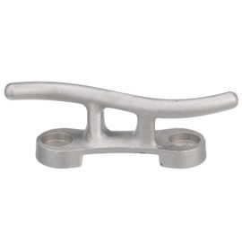 Seachoice Cast Aluminum “S” Dock Cleat, Corrosion Resistant Aluminum, 12 In.