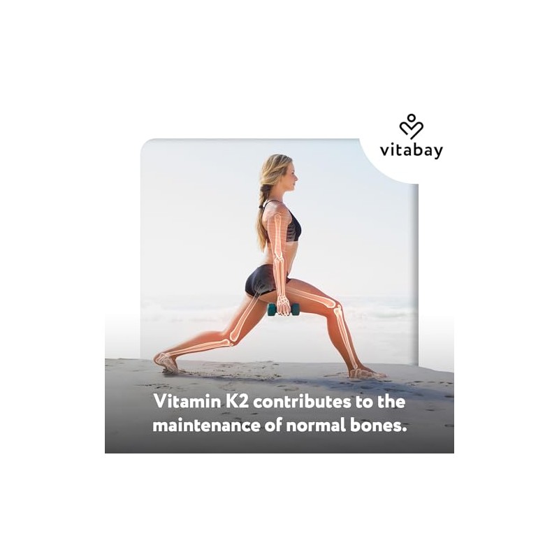 Vitabay Vitamin K2 MK-7 200 µg – 240 Vegan Tablets
