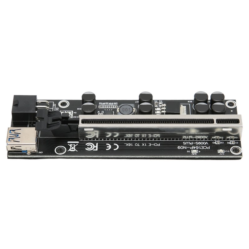 PCIE Riser Stable 8 FP Capacitors Gold Plated USB3.0 Interface