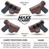 Maxx Carry IWB Leather Gun Holster for Sig Sauer P365