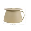 NOLITOY Bedside Pee Bucket Cover Children's Potty Elderly Urinal Portable