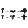 ANCLLO 35Pcs Car Engine Cover Bolts, Hood Bolt Retaining Nut