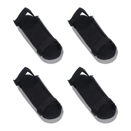 4Pcs Chair Arm Rest Pads Covers Soft Foam Adjustable Strap Multifunctional Chair Elbow Pillow Elbow Support Cushion for Office Chairs Wheelchair Gray