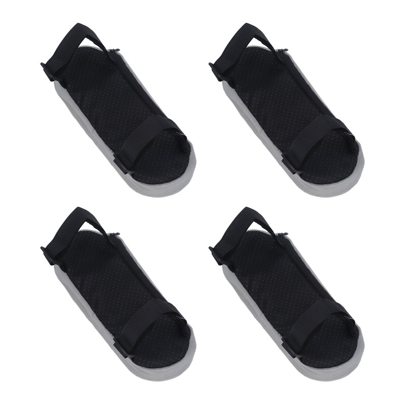 4Pcs Chair Arm Rest Pads Covers Soft Foam Adjustable Strap
