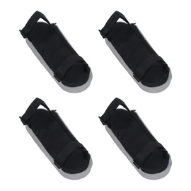 4Pcs Chair Arm Rest Pads Covers Soft Foam Adjustable Strap Multifunctional Chair Elbow Pillow Elbow Support Cushion for Office Chairs Wheelchair Gray