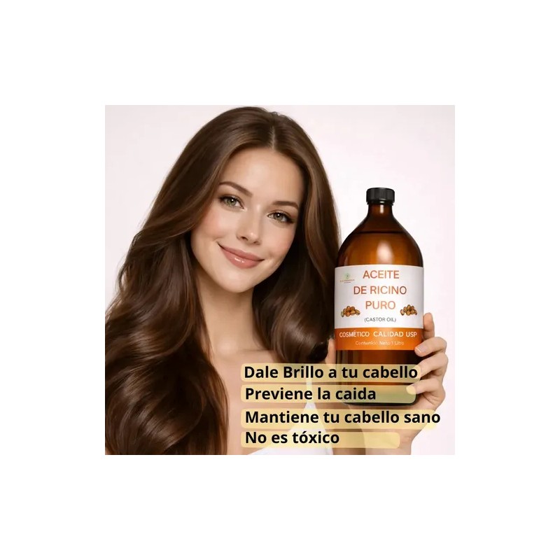 Aceite De Ricino Puro (castor Oil) 1 Litro