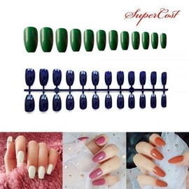 Nail Art, Nail Deco, Extension, Color Ballet Tips 24-Piece Set (30 Types) / 네일아트 네일 데코 연장 컬러 발레팁 24p 세트 30종