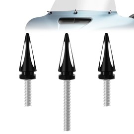 AILMOTO Motorcycle Windshield Bolts, Black Fairing Bolts Windscreen Screws Compatible for Harley Davidson 2014-2024 Touring Street Glide Tri Glide Electra Glide