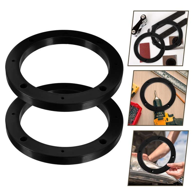 GRIRIW 5-inch Car Speaker Spacer Ring Plastic Speaker Adapter for