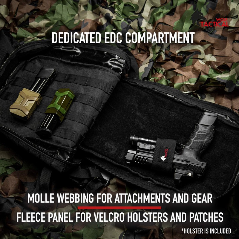 WOLF TACTICAL Molle Backpack Small Tactical Backpack Small Concealed Carry