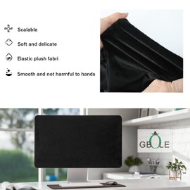 GBOLE Monitor Dust Cover Compatible with iMac for All in One 32-35 inch Computer Anti-Static Dustproof LCD Panel Case Computer Screen Protective Sleeve Desktop and TV Black