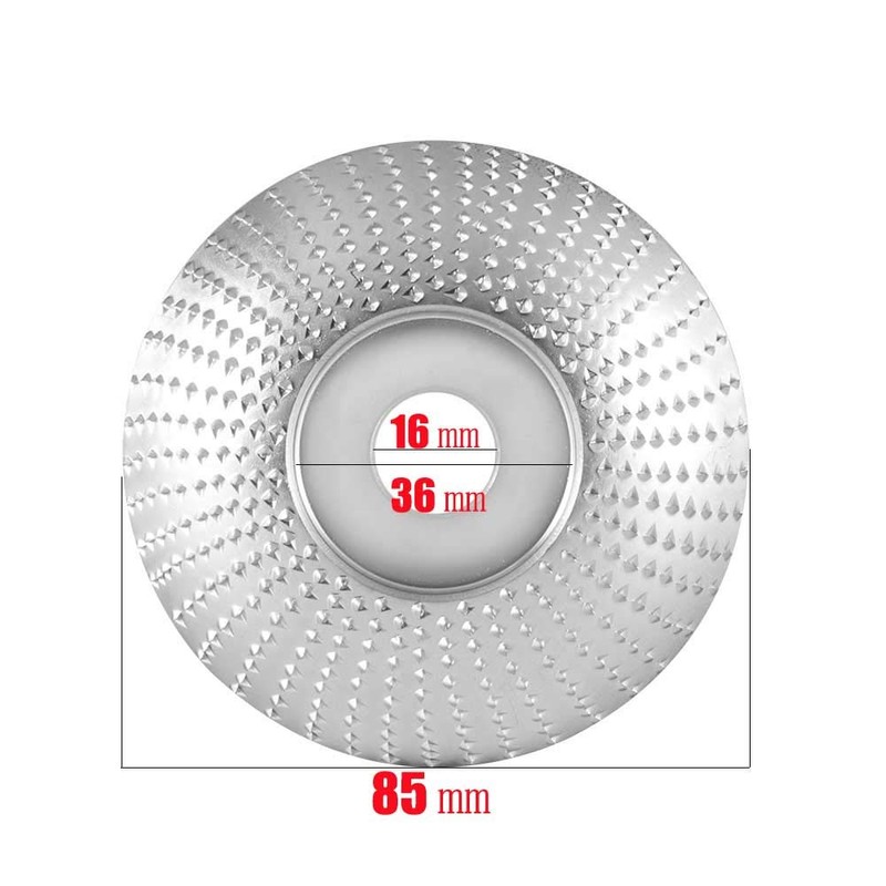 zmart Wood Grinding Wheel Rotary Disc Sanding Wood Carving Tool