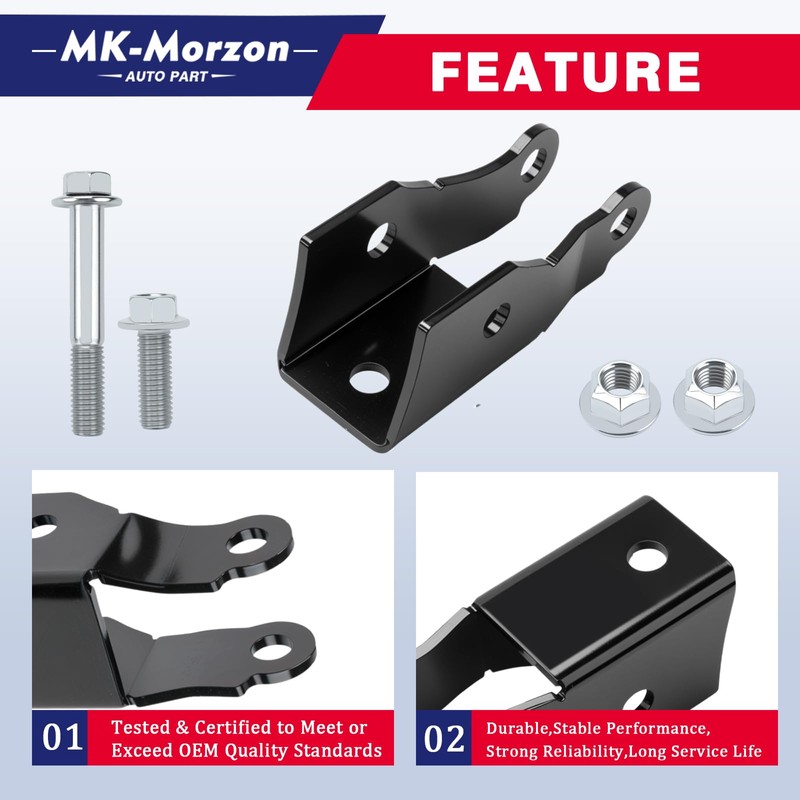 Rear Drop Shock Extenders Extensions for Lowering Trucks Kit Compatible