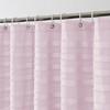 Aiyufeng Blush Pink Long Boho Shower Curtain 72x84 Inches, Modern