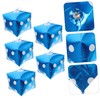Vaguelly 5pcs Cube Dice Foil Balloons for Theme Party Decorations