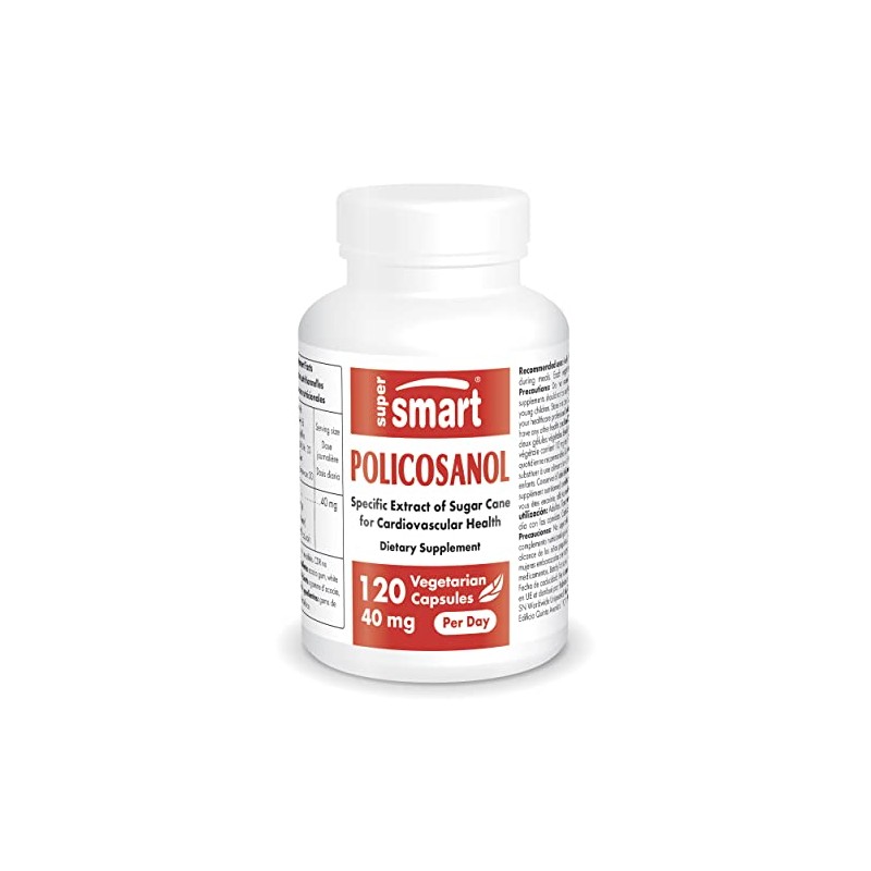 Supersmart - Policosanol 10 mg - Specific Sugar Cane Extract