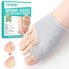 Tpubmity 2 Pairs Bunion Corrector,Hallux Valgus Socks,Hallux Valgus Cushion Toe Brace,Reduces Pressure,Big Toes Separator & Straightener for Comfort and Support,Men & Women,Black