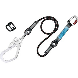 Fujii Denko TSUYORON THL-GB93SV-21KS-BK-R23 New Standard Full Harness Lanyard, G-Blade, Rope Type, Single Lanyard, 1 Hanging Lanyard, Made in Japan, High Altitude Work, Crash Prevention Equipment, Full Harness, Safety Belt, Tsuyoron