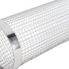 Barbecue Grilling Basket Cylinder Shaped Mesh Wire 304 Stainless Steel