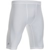 CompressionZ Compression Shorts Men - Sport Spandex Compression Underwear (White,