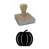 Infusion Pumpkin Rubber Stamp, 2 X 2'' Wood Stamp