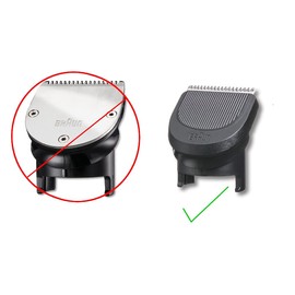 Braun Replacement #1 Fix Comb for Plastic Blade Version, Types 5513, 5514, 5515, 5541