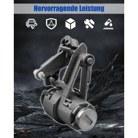 Lock Cylinder Boot Lock Compatible with Volkswagen Caddy Golf Polo Sharan Ford Galaxy Seat Replacement 6N0827297J 6Q6827297G 107827297FE 1J6827297G with 2 Keys