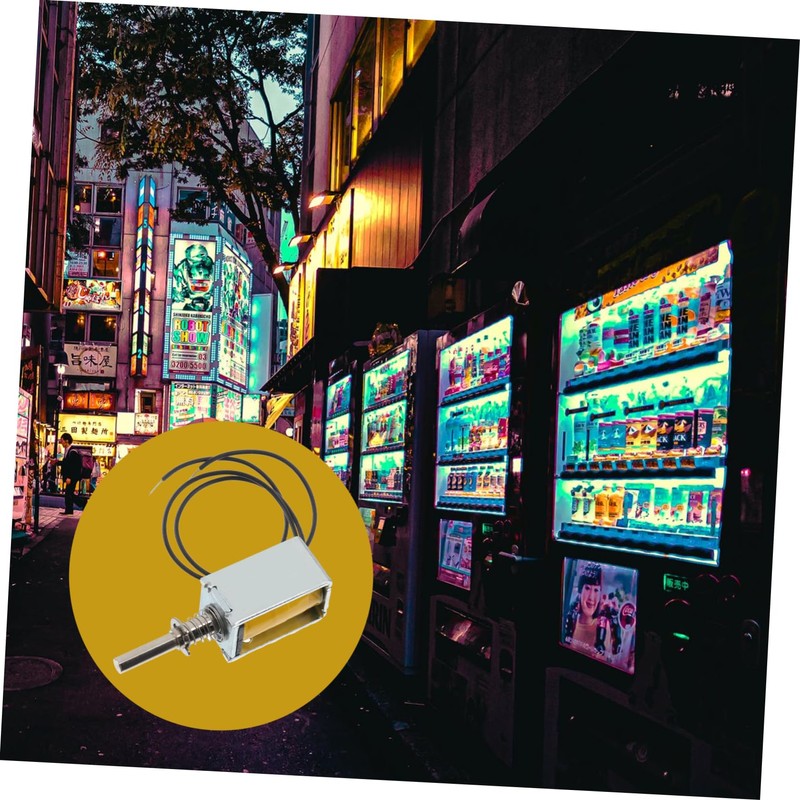 TEHAUX Linear Actuator Electromagnet 6v Dc Solenoid Open Frame Easy