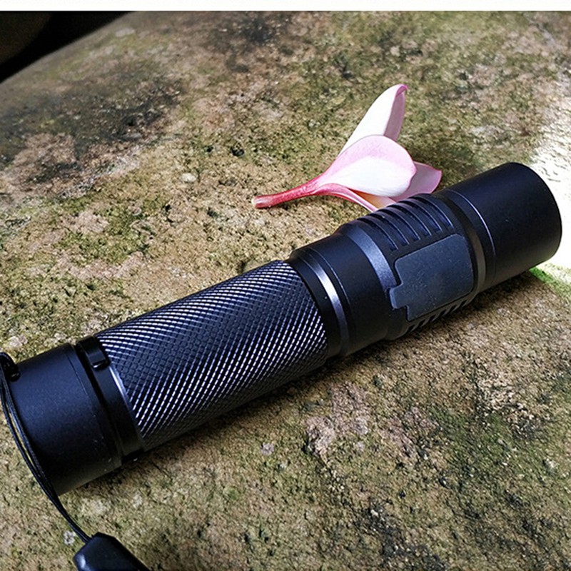 T40 Super Bright Flashlight USB Rechargeable Mini Flashlight for Camping