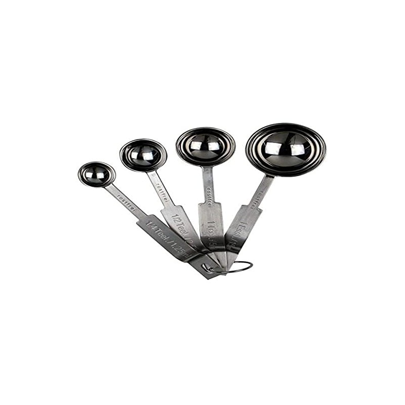 Städter Messlöffel-Set, 4-teilig aus Edelstahl in Profiqualität