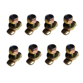 L Track Stud Fitting,Forged Lug Stud Fitting,L Track Bolts and Anchors for Aluminium L Track Rail 8 Pack in