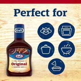 Kraft Original Slow-Simmered BBQ  Sauce, (18 oz Bottle)