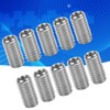 10Pcs Inner M6*1.0, Outer M8*1.25, Length 15mm, Sloted Thread Inserts,