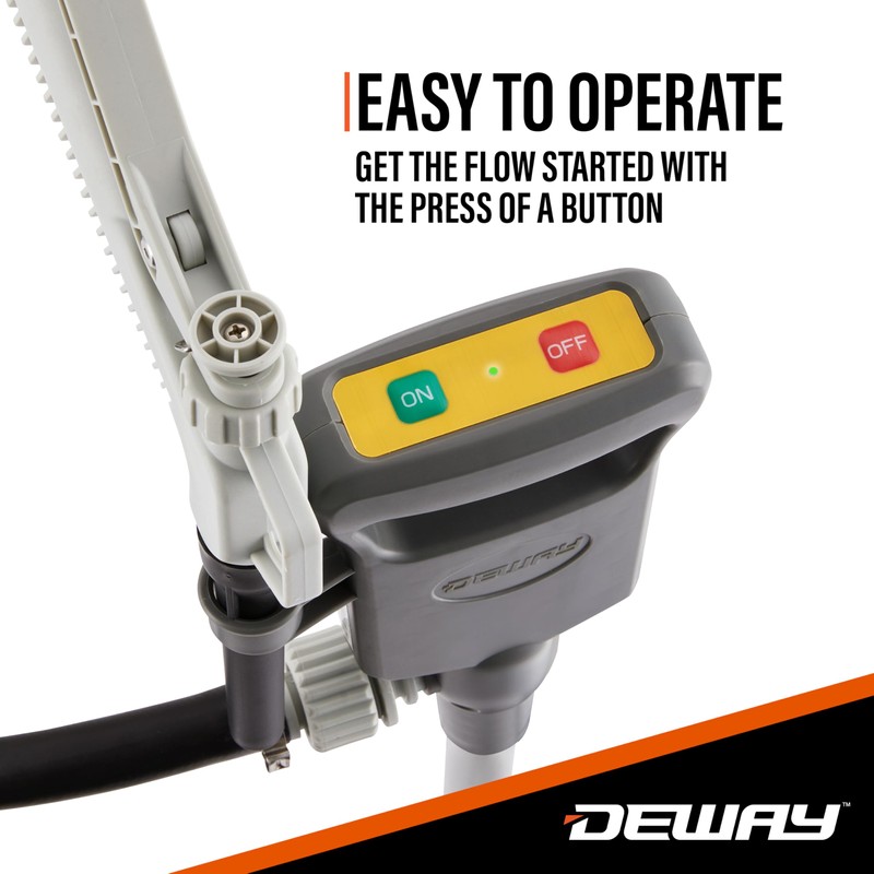 Automatic Fuel Transfer Pump with Nozzle for Quick Flow Control