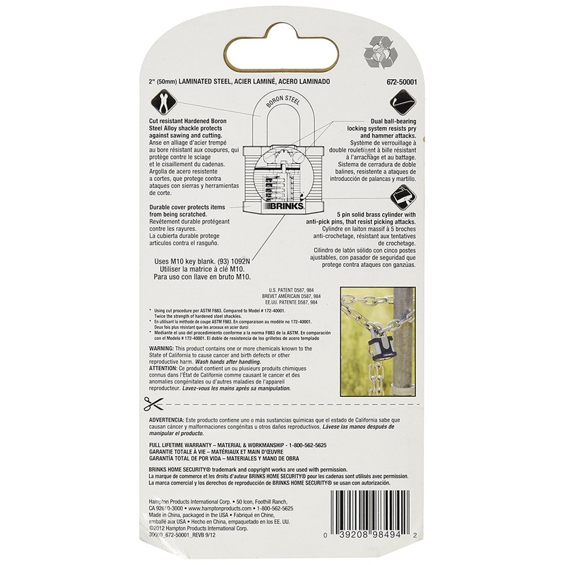 Commercial Laminated Padlock