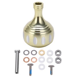 Fishing Reels Aluminum Alloy Holding Pill Lightweight Reel Handle Knob Fishing AccessoryChampagne Gold