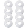 TEOZBLU Pack of 8 Heating Pipe Rosette, Inner Diameter 17