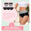 MISSWHO Cotton Soft Ladies Underwear, High Waisted Tummy Control Post