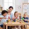 VICROIC 3 PCS Toy Hammers, Wooden Hammer Toys Mallets, Simulation