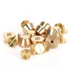 10Pcs Handbag Feet Nailhead Metal Screw-Back Cap Rivets Purse Stud