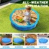 ELNLE Sandpit Cover Tarpaulin Sandpit Shell 100 cm x 15