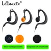 LEIMAXTE APX-6000 XPR-7550e G Shape Earpiece Compatible with Motorola APX-8000