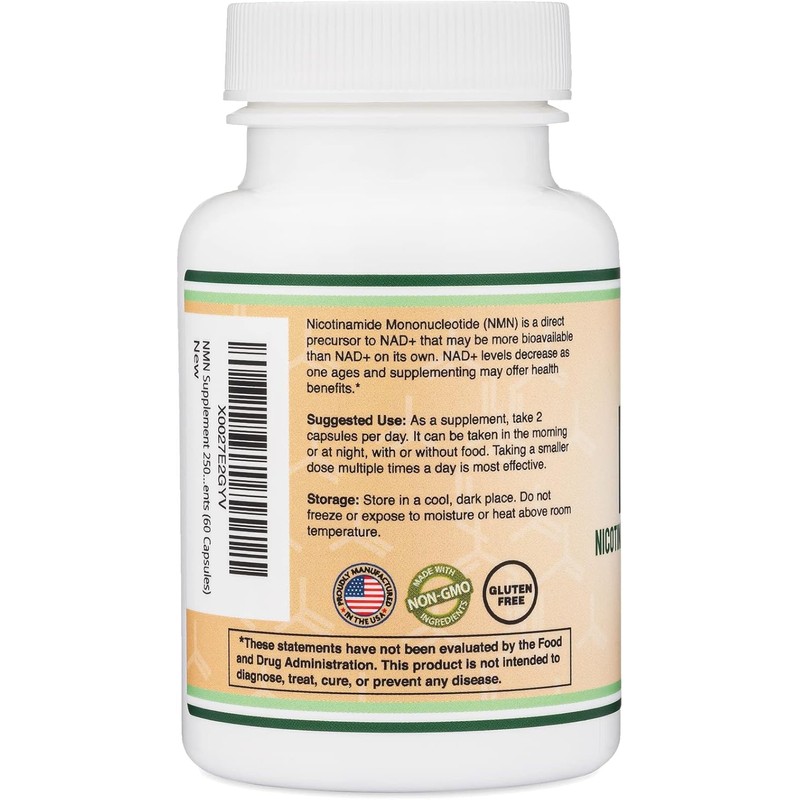 Capsules Nicotinamide Mononucleotide Supplement NAD Plus Support Cellular Energy Healthy