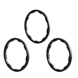 HOUSON Bicycle Flywheel Spacer, Hub Spacer Bicycle Flywheel Hub Spacer Axle Disc Seal Spacer Cassette Flywheel Hubs for Mountain Bike (2 mm/2.18 mm/2.35 mm)