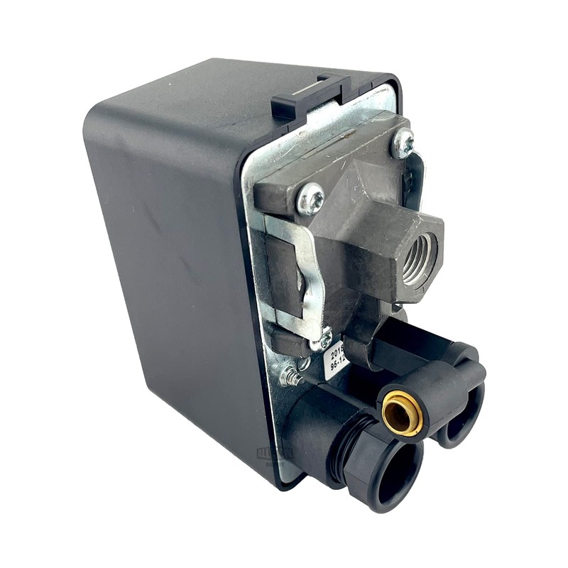 Heavy Duty Air Compressor Pressure Switch Single Port 90 Degree