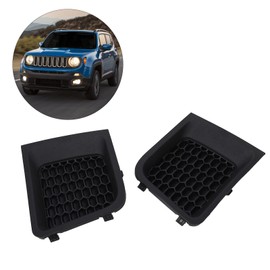 TKSE Front Left Bumper Grille, Front Left Right Bumper Grille 5XB63LXHAa Lower Frame Cover Replacement for Jeep Renegade 2015-2017