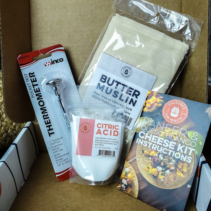 Cultures for Health Paneer & Queso Blanco Artisan Cheesemaking Kit